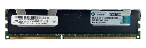 Memoria RAM 1x 16GB Micron ECC REGISTERED DDR3 4Rx4 1066MHz PC3-8500 RDIMM | MT72JSZS2G72PZ-1G1