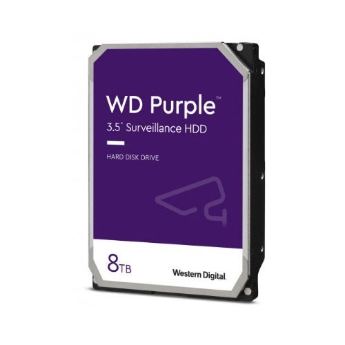 Disco duro Western Digital PURPLE 3.5'' HDD 8TB 7200RPM SATA 6Gb/s 256MB | WD82PURZ