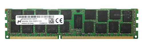 Memoria RAM 1x 16GB Micron ECC REGISTERED DDR3 1333MHz PC3-10600 RDIMM | MT36KSF2G72PZ-1G4