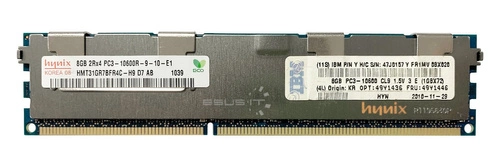 Memoria RAM 1x 8GB Hynix ECC REGISTERED DDR3 1333MHz PC3-10600 RDIMM | HMT31GR7BFR4C-H9