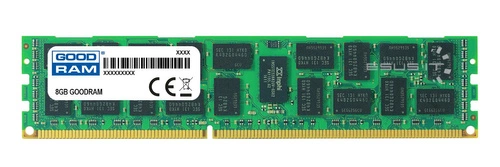 Memoria RAM 1x 8GB GoodRAM ECC REGISTERED DDR3 2Rx4 1333MHz PC3-10600 RDIMM | W-MEM1333R3D48G