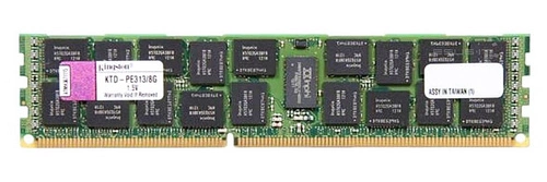 Memoria RAM 1x 8GB Kingston ECC REGISTERED DDR3 1333MHz PC3-10600 RDIMM | KTD-PE313/8G