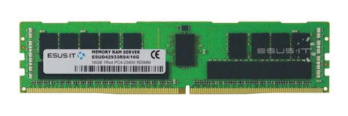 Memoria RAM 1x 16GB ESUS IT ECC REGISTERED DDR4 1Rx4 2933MHz PC4-23400 RDIMM | ESUD42933RS4/16G