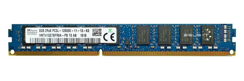 Memoria RAM 1x 8GB Hynix ECC UNBUFFERED DDR3 2Rx8 1600MHz PC3-12800 UDIMM | HMT41GE7BFR8A-PB