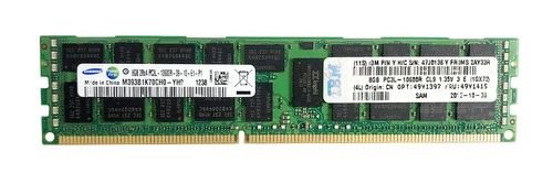 Memoria RAM 1x 8GB Samsung ECC REGISTERED DDR3 1333MHz PC3-10600 RDIMM | M393B1K70CH0-YH9