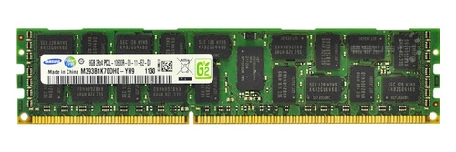 Memoria RAM 1x 8GB Samsung ECC REGISTERED DDR3 1333MHz PC3-10600 RDIMM | M393B1K70DH0-YH9