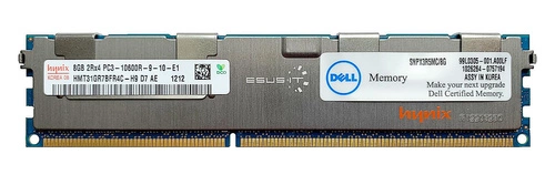 Memoria RAM 1x 8GB Hynix ECC REGISTERED DDR3 2Rx4 1333MHz PC3-10600 RDIMM | HMT31GR7BFR4C-H9