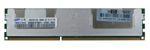 Memoria RAM 1x 8GB Samsung ECC REGISTERED DDR3 1333MHz PC3-10600 RDIMM | M393B1K70BH1-CH9