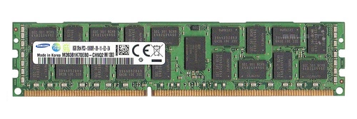 Memoria RAM 1x 8GB Samsung ECC REGISTERED DDR3 1333MHz PC3-10600 RDIMM | M393B1K70EB0-CH9