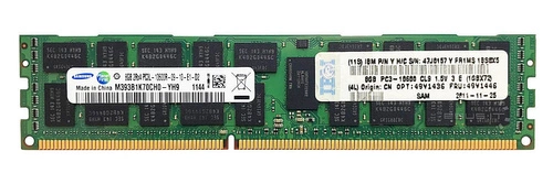 Memoria RAM 1x 8GB Samsung ECC REGISTERED DDR3 1333MHz PC3-10600 RDIMM | M393B1K70CH0-CH9