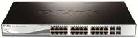 Conmutador D-Link DGS-1210-28P/E 24x 1Gb 4x RJ-45/SFP 193 W PoE+