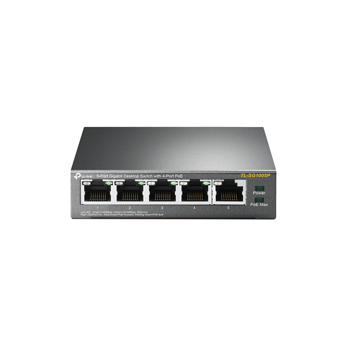 Conmutador TP-LINK TL-SG1005P 5x 1Gb 65 W PoE+