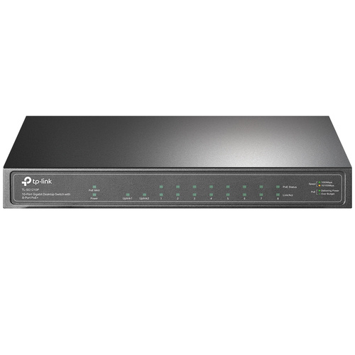 Conmutador TP-LINK TL-SG1210P 10x 1Gb 63 W PoE+