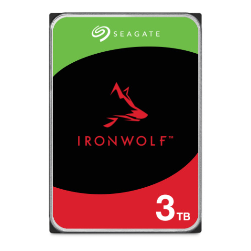 Disco duro Seagate IronWolf 3.5'' HDD 3TB 5400RPM SATA 6Gb/s 256MB | ST3000VN006