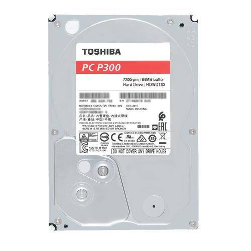 Disco duro Toshiba P300 3.5'' HDD 4TB 5400RPM SATA 6Gb/s 128MB | HDWD240UZSVA