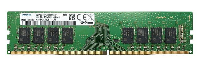 Memoria RAM 1x 16GB Samsung NON-ECC UNBUFFERED DDR4 2400MHz PC4-19200 UDIMM | M378A2K43CB1-CRC