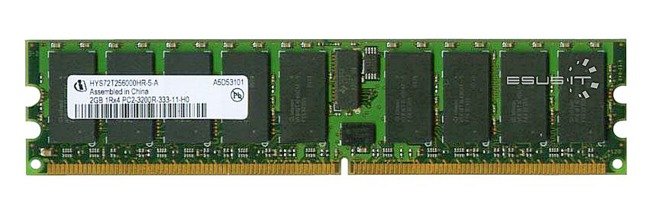 Memoria RAM 1x 2GB QIMONDA ECC REGISTERED DDR2 400MHz PC2-3200 RDIMM | HYS72T256000HR-5-A