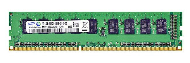 Memoria RAM 1x 2GB Samsung ECC UNBUFFERED DDR3 1333MHz PC3-10600 UDIMM | M391B5773CH0-YH9