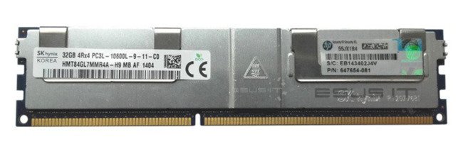 Memoria RAM 1x 32GB Hynix LOAD REDUCED DDR3 1333MHz PC3-10600 LRDIMM | HMT84GL7AMR4A-H9