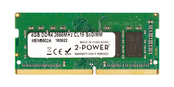 Memoria RAM 1x 4GB 2-POWER SO-DIMM DDR4 2666MHz PC4-21300 | MEM5602A