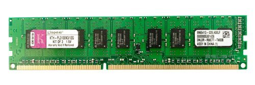 Memoria RAM 1x 4GB Kingston ECC UNBUFFERED DDR3 1333MHz PC3-10600 UDIMM | 9965413-028.A00LF