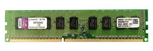 Memoria RAM 1x 4GB Kingston ECC UNBUFFERED DDR3 1333MHz PC3-10600 UDIMM | KVR13E9/4HC