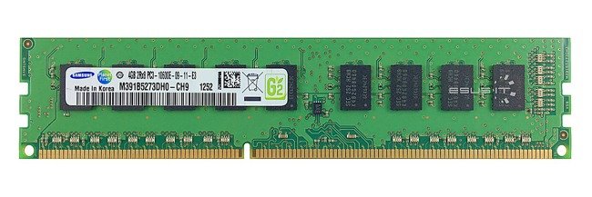 Memoria RAM 1x 4GB Samsung ECC UNBUFFERED DDR3 1333MHz PC3-10600 UDIMM | M391B5273DH0-CH9