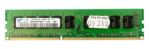 Memoria RAM 1x 4GB Samsung ECC UNBUFFERED DDR3 2Rx8 1333MHz PC3-10600 UDIMM | M391B5273BH1-CH9