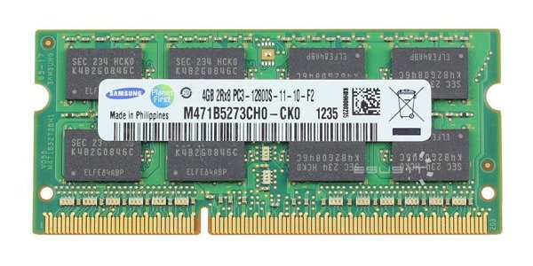 Memoria RAM 1x 4GB Samsung SO-DIMM DDR3 1600MHz PC3-12800 | M471B5273CH0-CK0