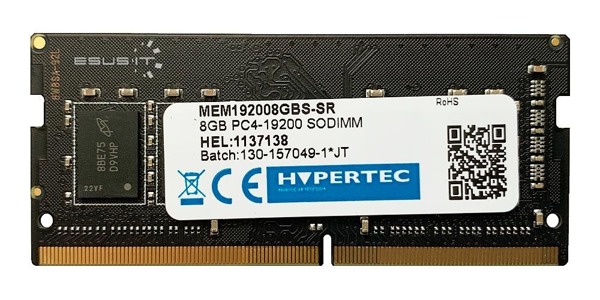 Memoria RAM 1x 8GB HYPERTEC SO-DIMM DDR4 2400MHz PC4-19200 | MEM192008GBS-SR