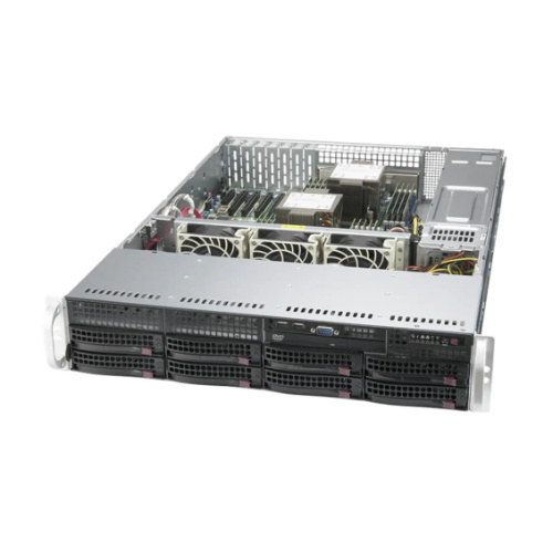 Platforma deservidor Supermicro 2U 620P-TR SYS-620P-TR Intel x 2 DDR4 x 16 8 x 3.5" SATA/SAS PSU 1+0