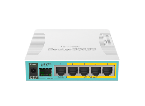 Router Mikrotik RB960PGS 5x RJ-45 10/100/1000 Mb/s 1x SFP Port 