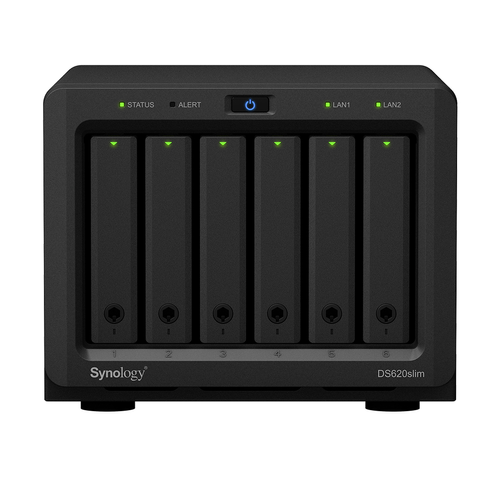 Servidor NAS Synology DS620slim 6x SSD | HDD SATA 2GB RAM