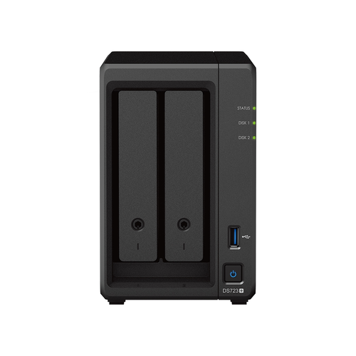 Servidor NAS Synology DS723+ 2x SSD | HDD SATA 2GB RAM